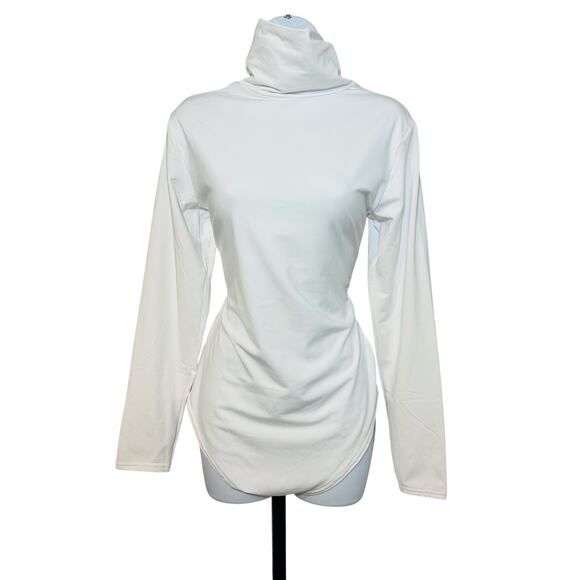 Plus Size Turtleneck Bodysuit - Picture 2 of 4